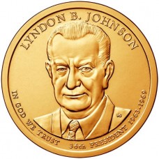 US Presidential Dollar 2015 - 36 Lyndon B. Johnson D